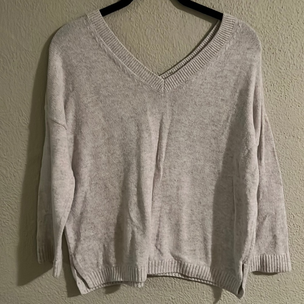 Madewell Double V neck Sweater